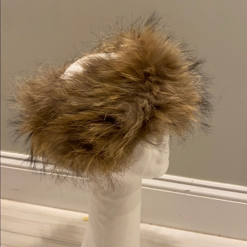 Genuine fox fur headband /neck warmer
